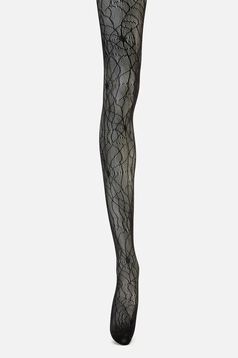 Spiderweb Fishnet Tights 1