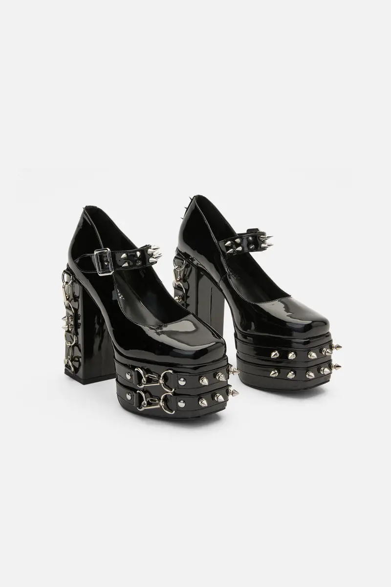 Spiked & Buckled Heels 1