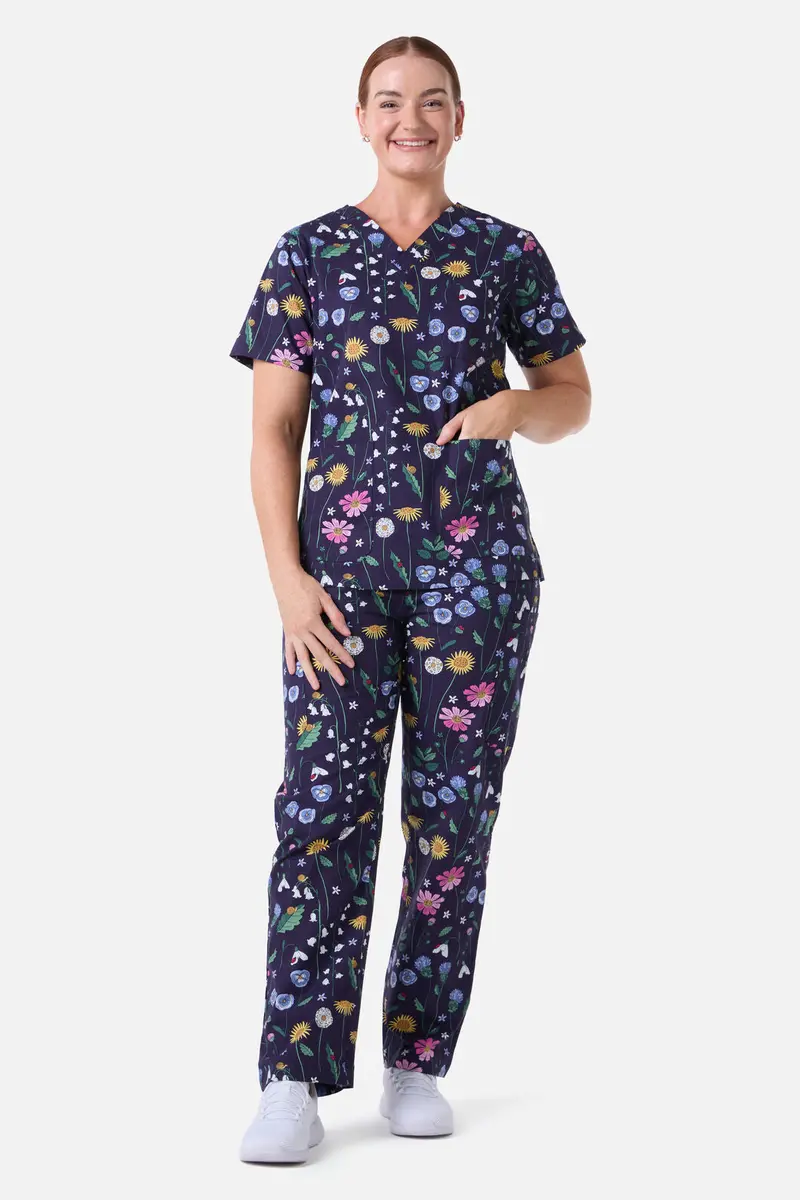 Spring Garden Scrub Set 1