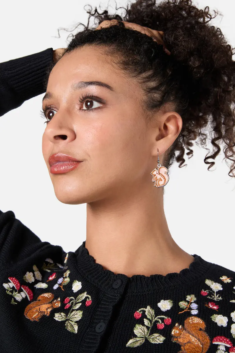 Squirrel Cute Earrings 1