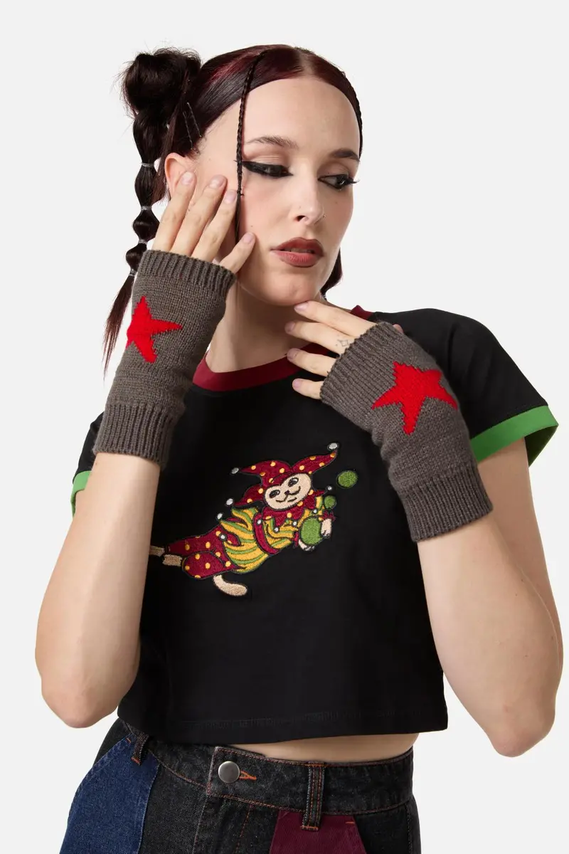 Stars Fingerless Gloves 1