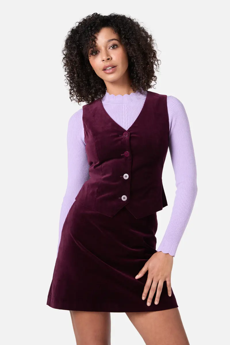 Stella Velvet Vest 1