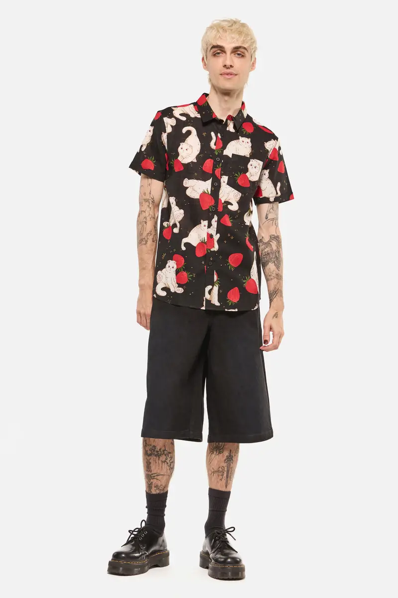 Strawberry Cats Ss Shirt 1