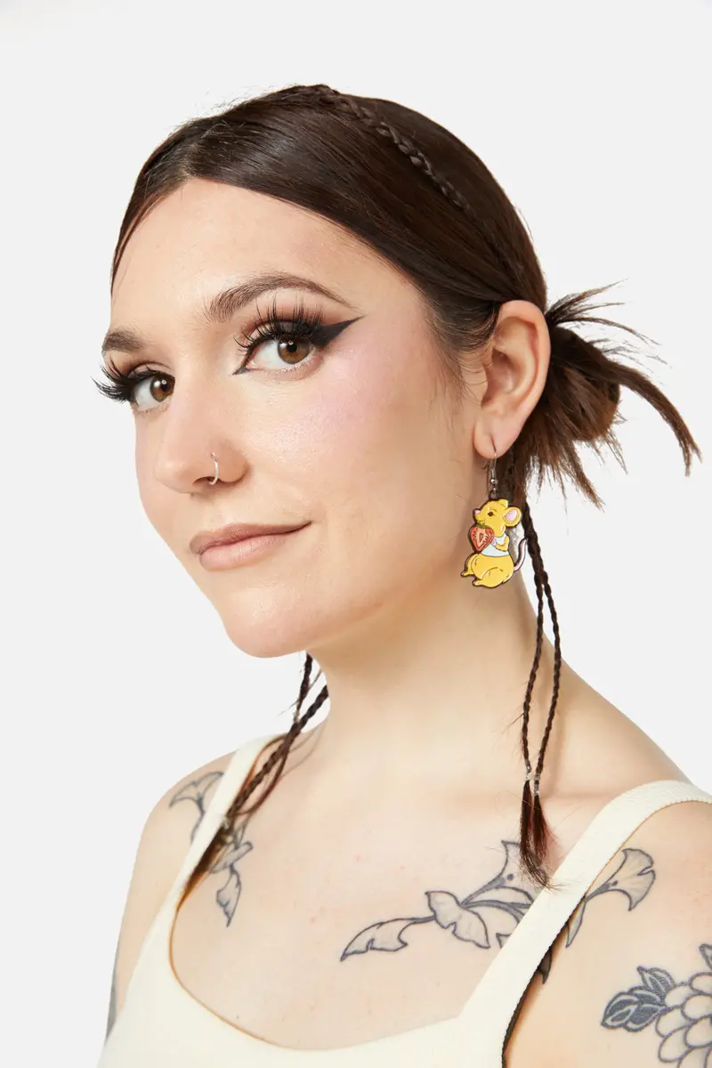 Strawberry Mouse Earrings 1