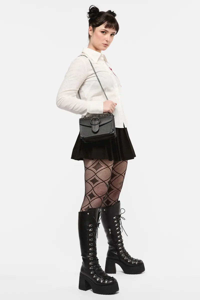 Structured Goth Handbag 1