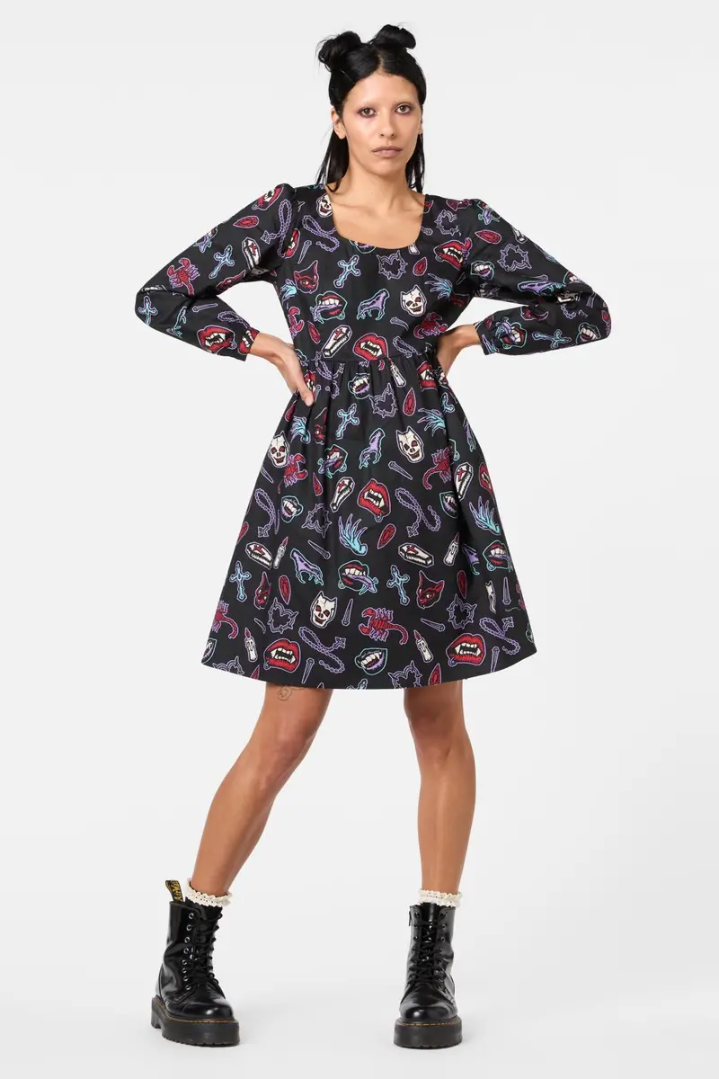 Sucked In Gothic Dress 1