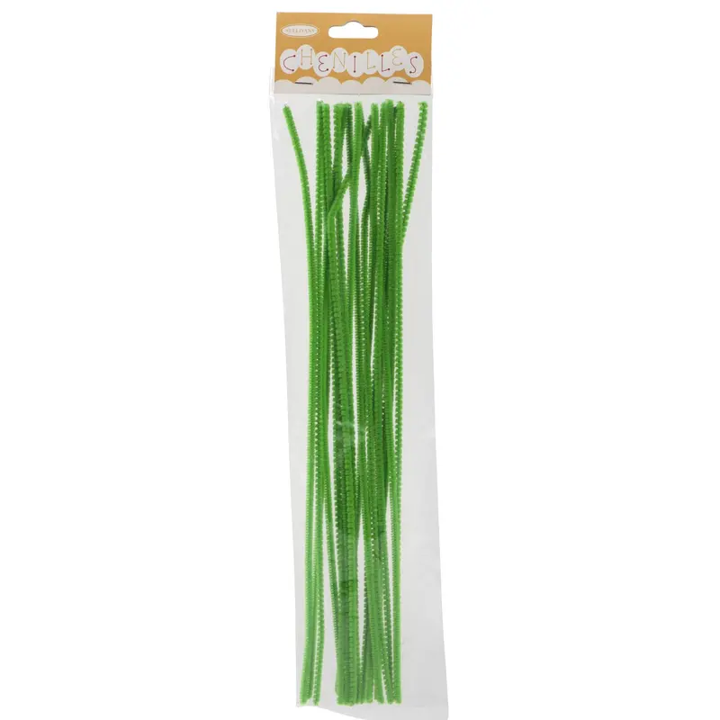 Sullivans Chenilles 20Pk, Green- 3Mm 1