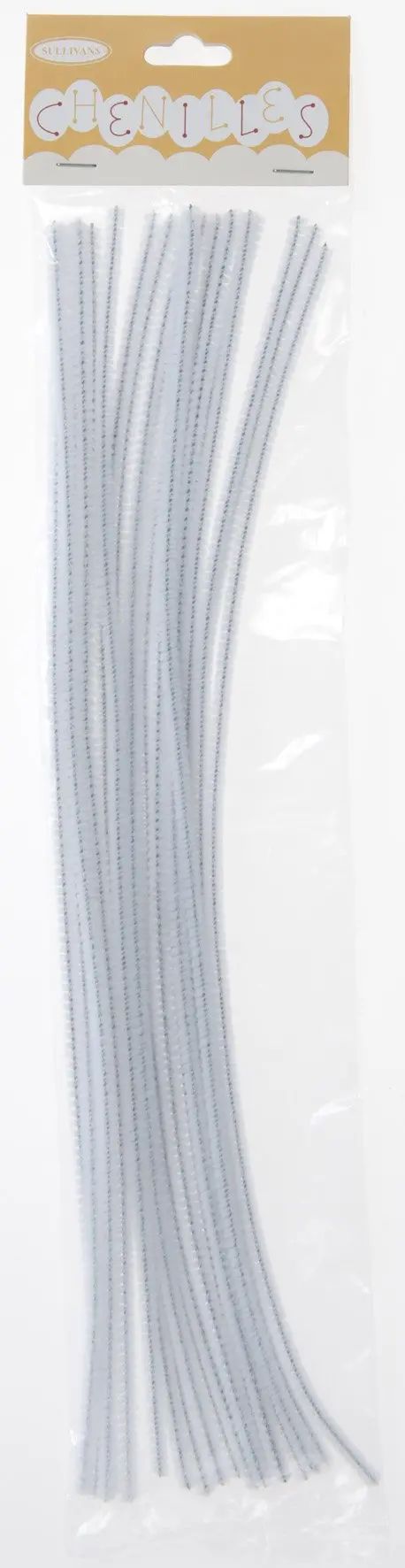 Sullivans Chenilles 20Pk, White- 3Mm 1