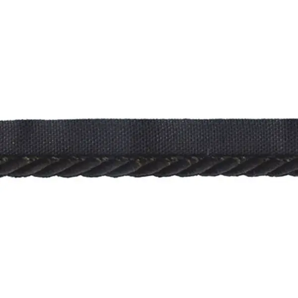 Sullivans Cord Flanged, Black- 5 Mm 1