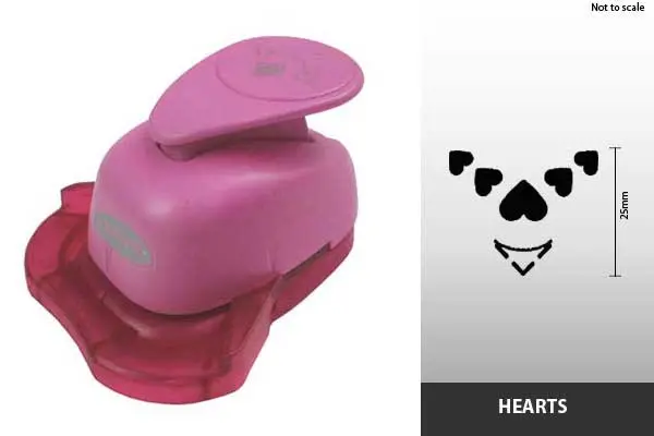 Sullivans Corner Punch, Hearts- 25Mm 1