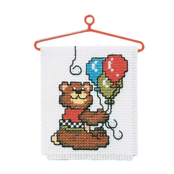Sullivans Cross Stitch, Bear & Balloons 1