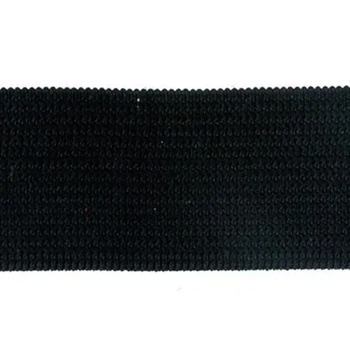 Sullivans Elastic Non Roll, Black- 25Mm 1