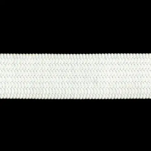 Sullivans Elastic Non Roll, White- 12Mm 1