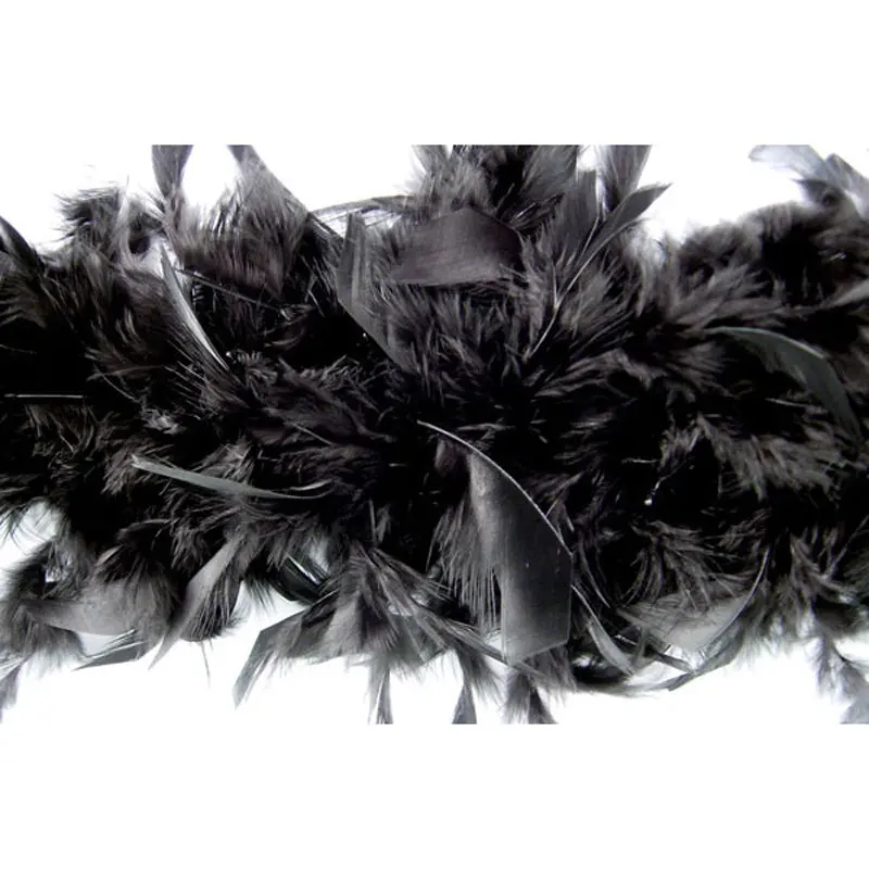 Sullivans Feather Boa Plain, Black 1