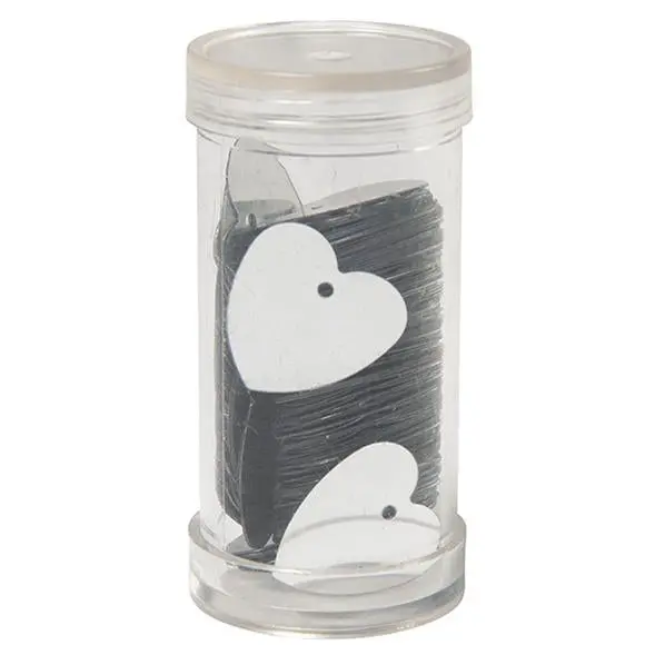 Sullivans Flake Heart Sequins, Silver- 15Mm 1