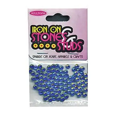 Sullivans Iron On Gems, 4Mm Purple- 85Pk 1