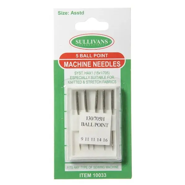 Sullivans Machine Needles, Ball Point- Assorted 1
