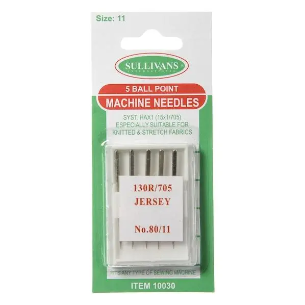 Sullivans Machine Needles, Ball Point- No 80/11 1