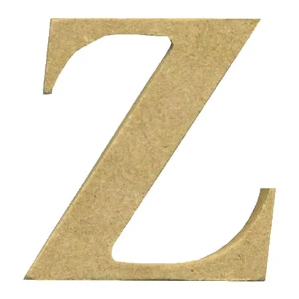 Sullivans Mdf Alphabet, Z- 12X170mm 1