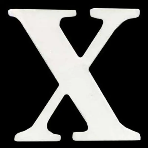 Sullivans Plywood Letter, X- 120Mm X 5Mm 1