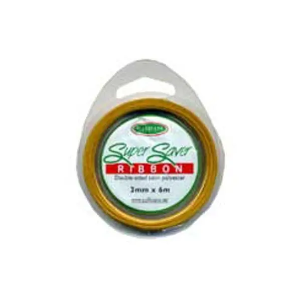 Sullivans Ribbon Satin Double Sided, Bisque- 6 Mm 1