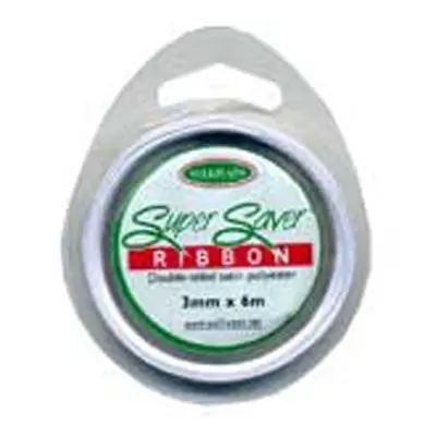 Sullivans Ribbon Satin, White- 6Mx3mm 1