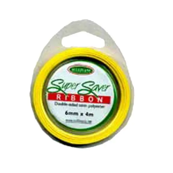 Sullivans Ribbon Satin, Yellow- 6Mm 1