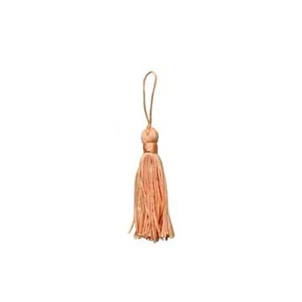 Sullivans Tassel Rayon Chainette, Peach- 75 Mm 1