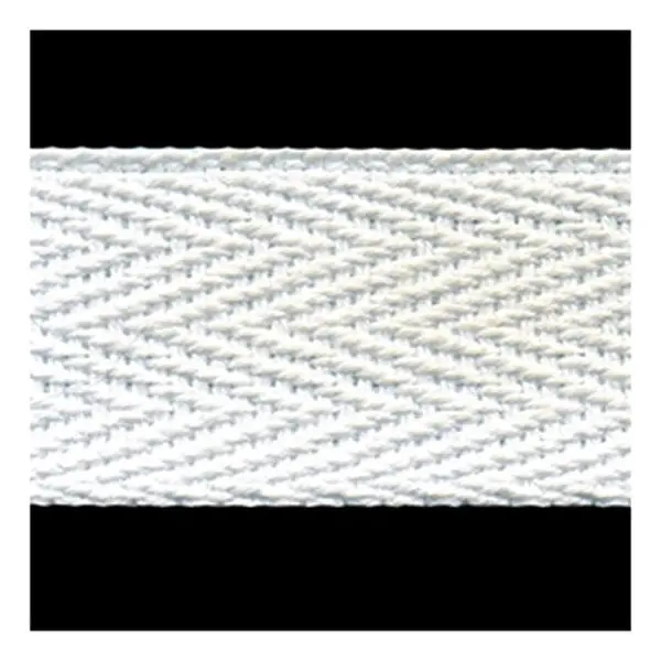 Sullivans Webbing Cotton, White- 25Mm 1