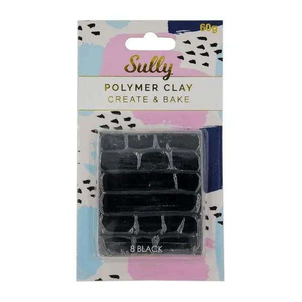 Sully Polymer Clay, Black- 60G 1