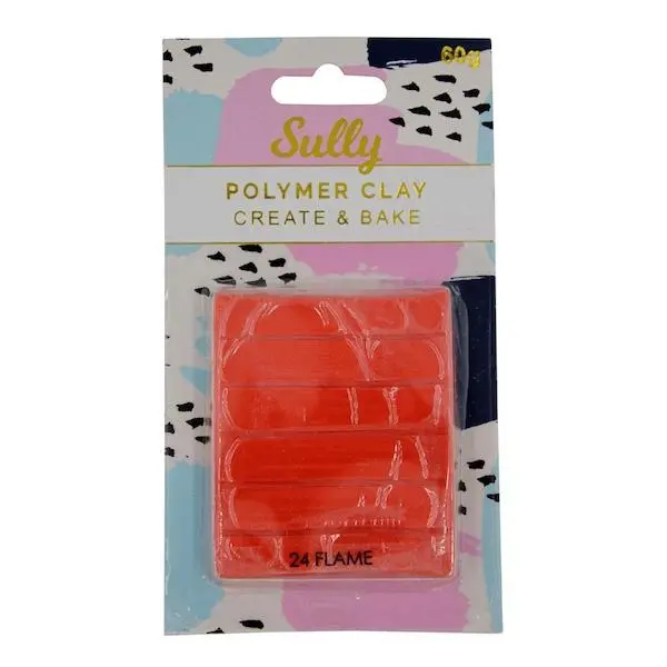 Sully Polymer Clay, Flame- 60G 1