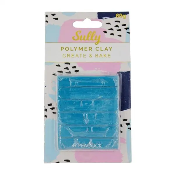 Sully Polymer Clay, Peacock- 60G 1