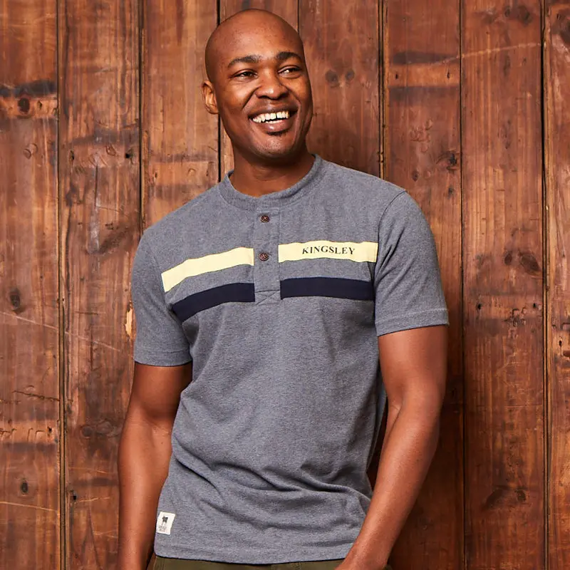 Summer Colourblock Henley Jackal 1