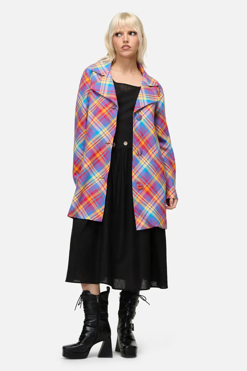 Sunshine Tartan Coat 1