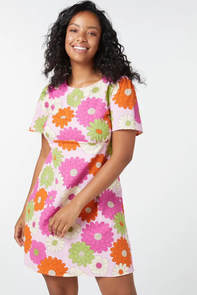 Susan Floral Mini Dress 1