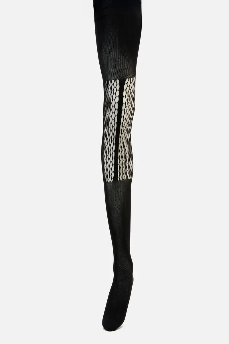 Suspender Long Sock Fishnet Tights 1