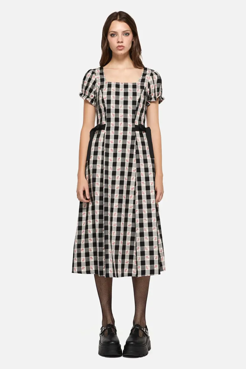 Sweet Home Gingham Dress 1