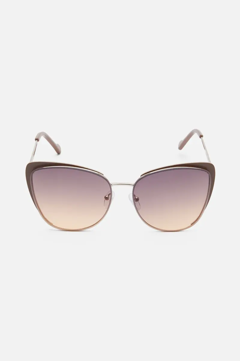 Tan Angled Sunglasses 1