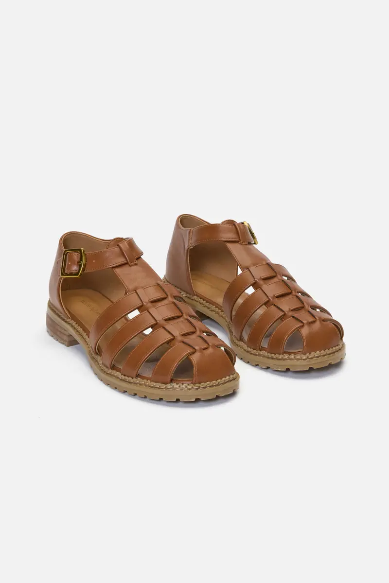 Tan Classic Sandal 1