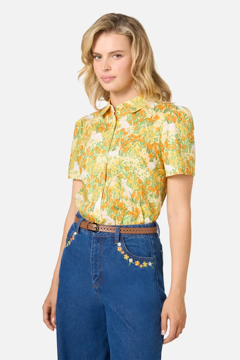 Tan Cut Out Belt 1