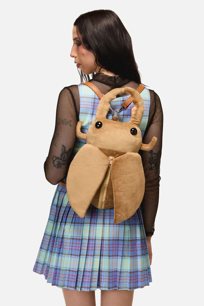 Tan Stag Beetle Backpack 1