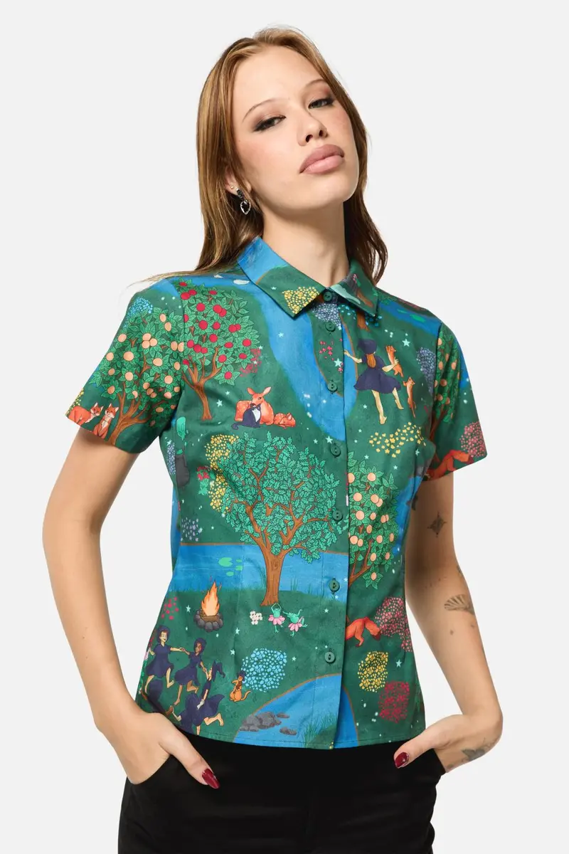 Tapestry Of Life Fitted Blouse 1