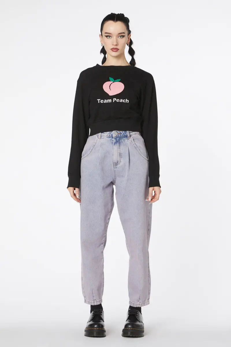 Team Peach Cotton Sweater 1