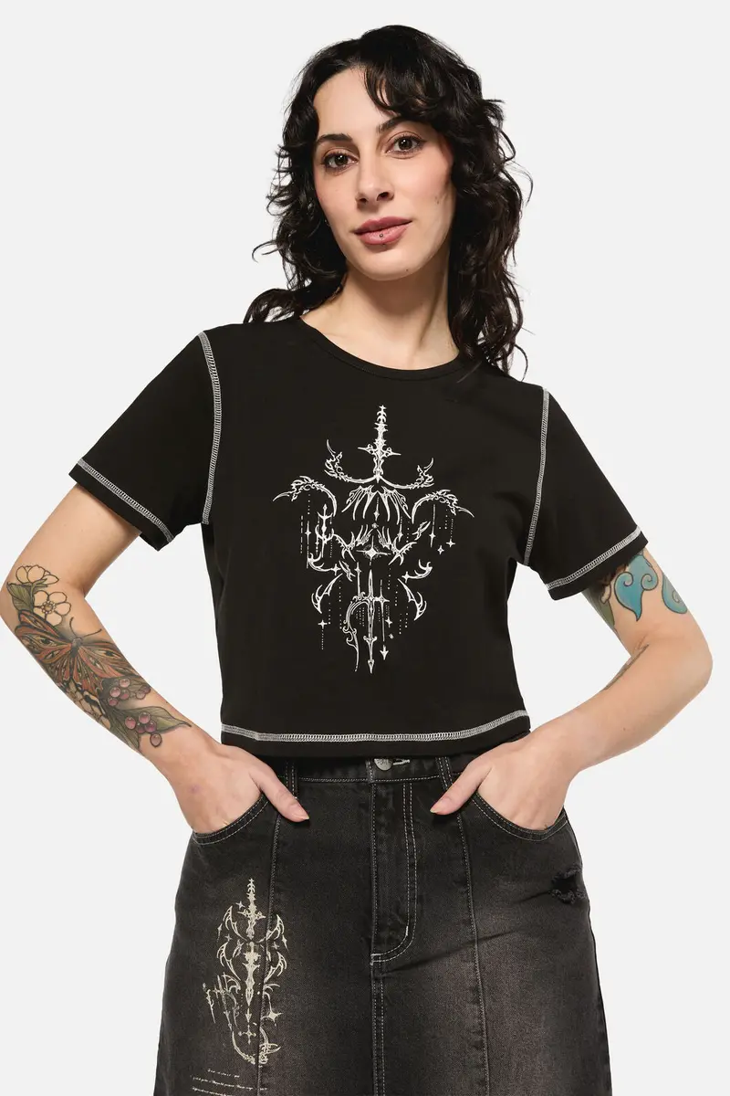 Tech Cropped Baby Tee 1
