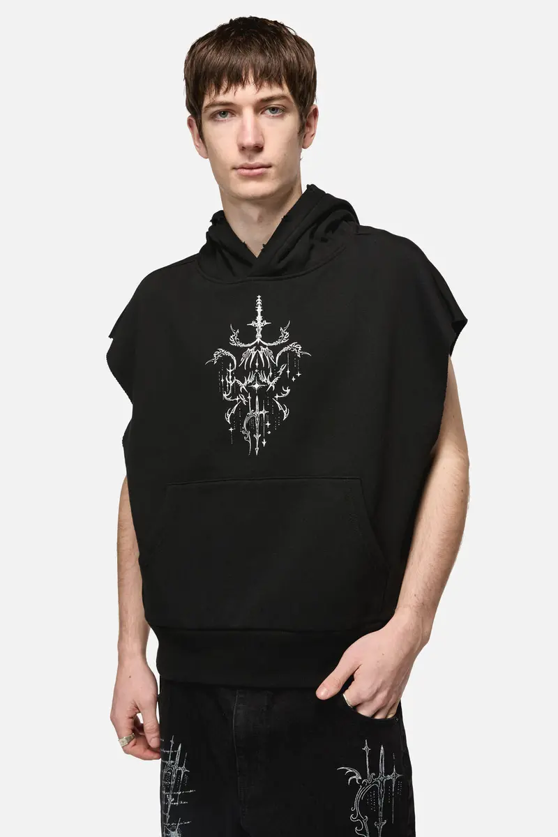 Tech Sleeveless Hoodie 1