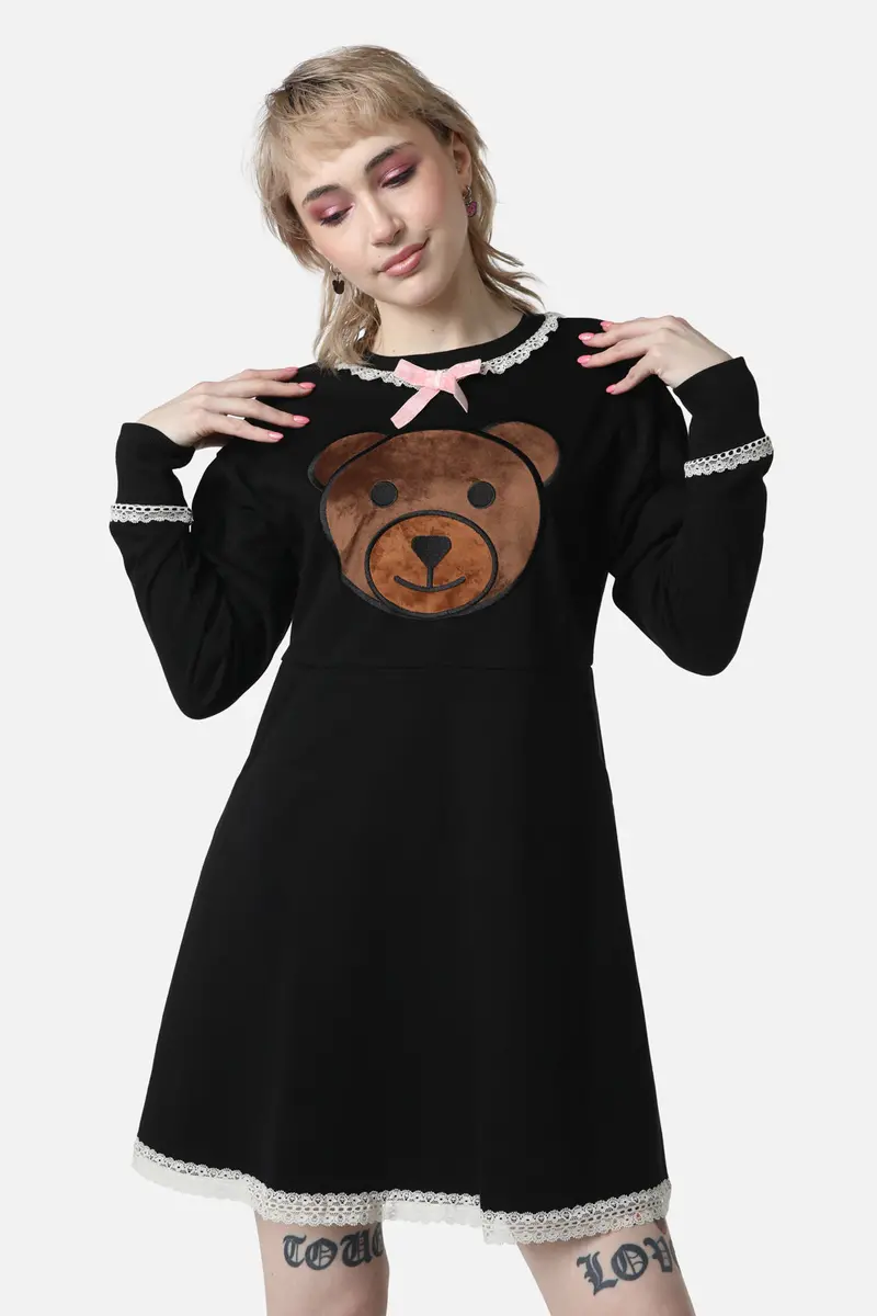 Teddy Lace Jersey Dress 1