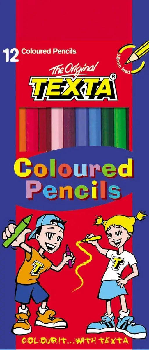 Texta Coloured Pencils Set 12 1
