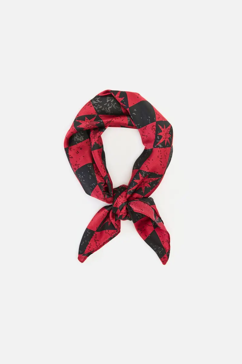 The End Goth Satin Scarf 1