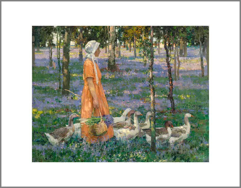 The Goose Girl Canvas Print 1