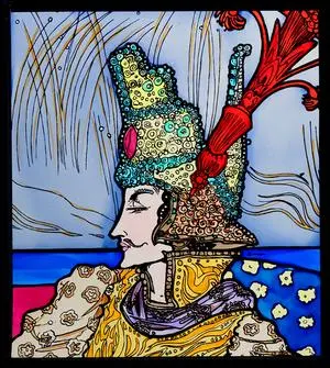 The Nightingale Window Cling Winged Heart 1